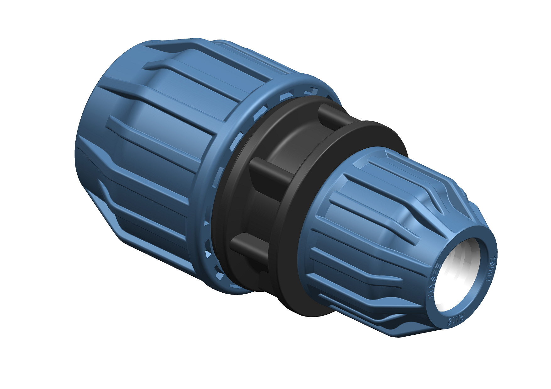 (Bild für) 32/25 mm PE-Rohr reduzierte Kupplung